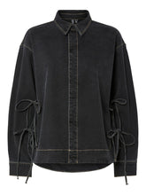 Pieces Mathea Denim Shirt - Black